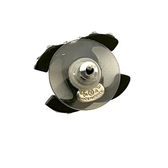 CHANEL Black Logo Earrings - Picture 2 of 5